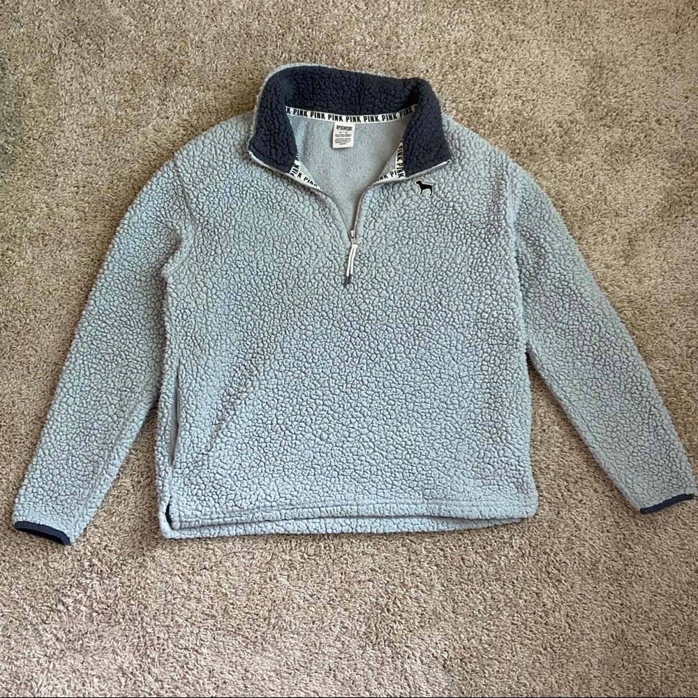 Victoria’s Secret PINK Sherpa Quarter Zip